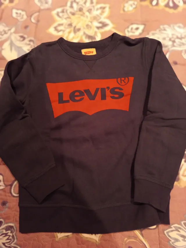 Sudadera Levi's Talla 14 azul marino