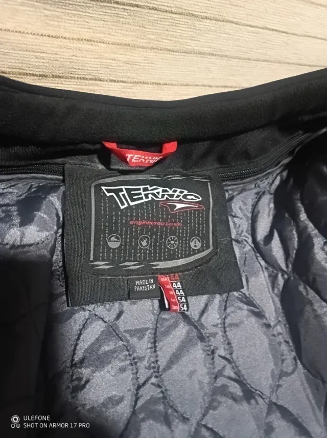 Chaqueta Moto Teknic Azul y Negra