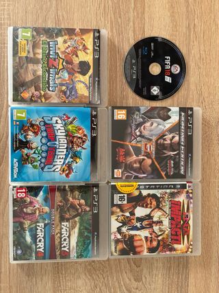 Lote 6 Juegos PS3