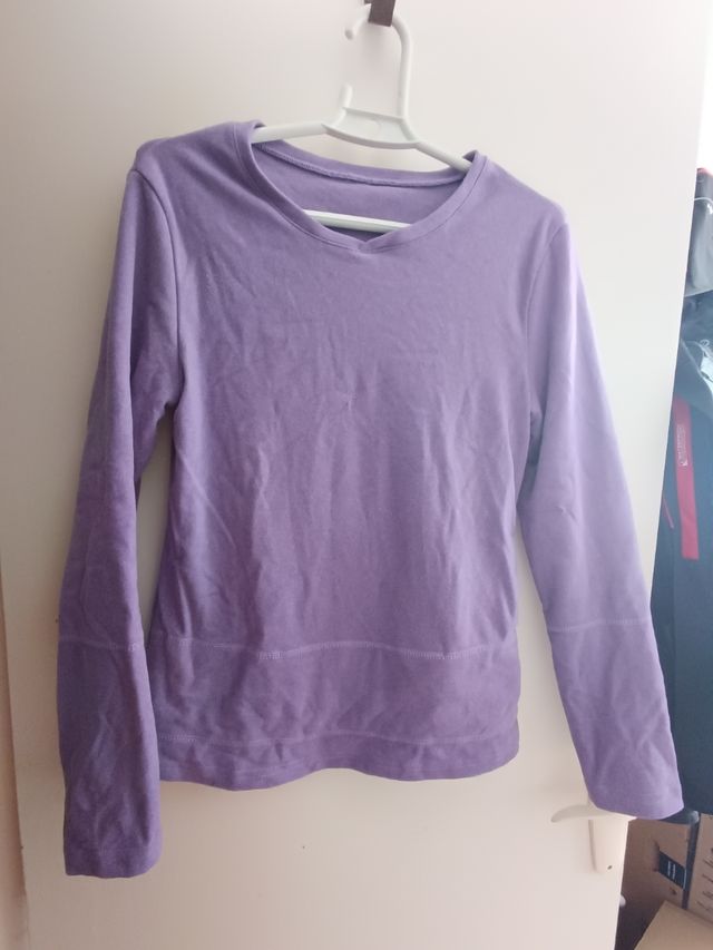 Sudadera morada talla S