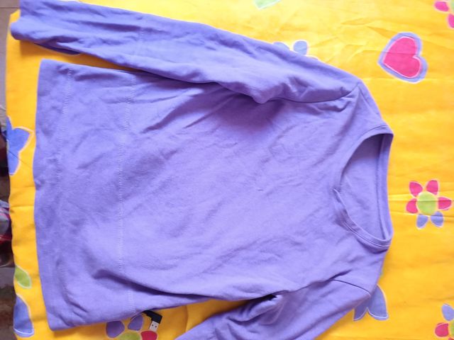 Sudadera morada talla S