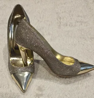 Zapatos de fiesta Patrizia Rigotti dorados