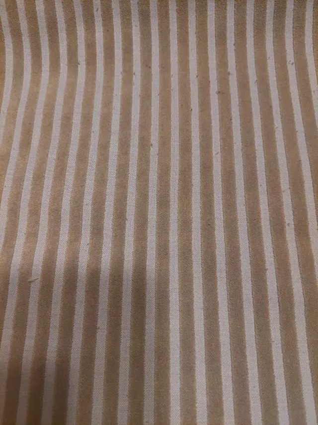 Funda Cojín Terciopelo IKEA Rayas Beige/Blanco