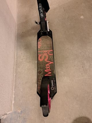 Patinete infantil rosa y negro - Oxelo