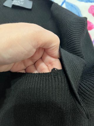 Camiseta negra Primark nudo talla XS