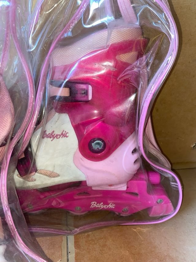 Patines en línea BabyChic con bolsa
