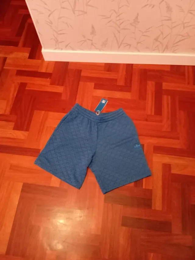 Pantalón corto Adidas azul