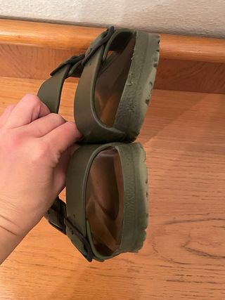 BIRKENSTOCK - Sandalias verdes 39