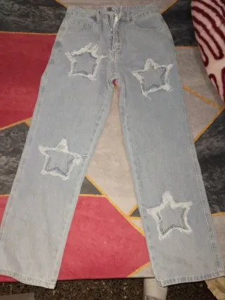 Vestido marrón brillante y pantalones se vende jnt