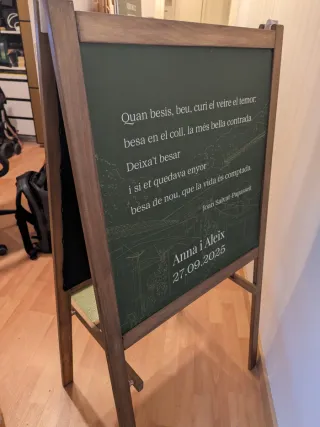 Cartel para Boda personalizable