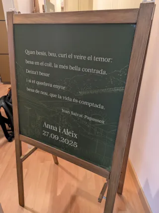 Cartel para Boda personalizable