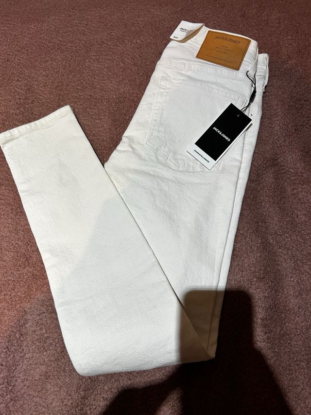 Pantalón Jack & Jones Blanco Nuevo Talla 30