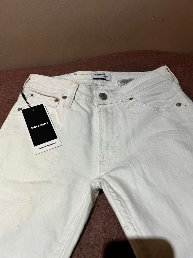 Pantalón Jack & Jones Blanco Nuevo Talla 30
