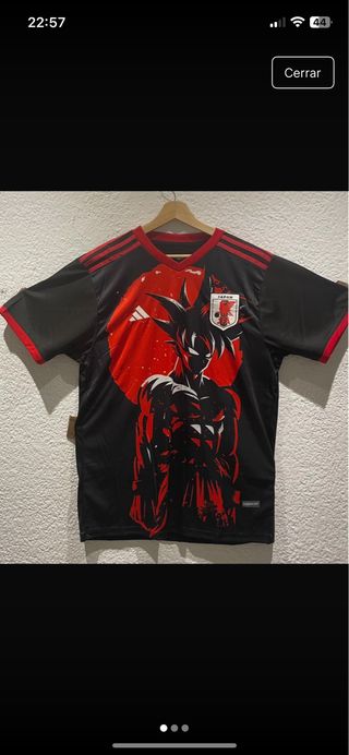Camiseta Japón Goku Adidas Negra talla L