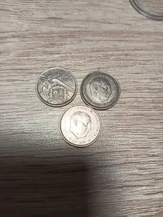 Moneda 5 Pesetas 1957 España