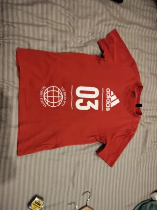 Camiseta Adidas Roja Talla M