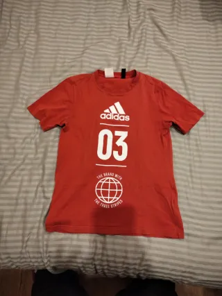 Camiseta Adidas Roja Talla M
