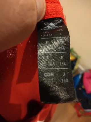 Camiseta Adidas Roja Talla M