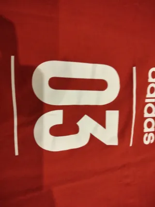 Camiseta Adidas Roja Talla M