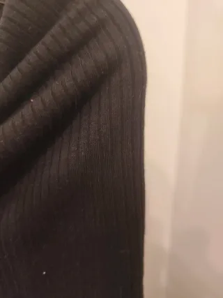 Vestido negro manga larga talla S