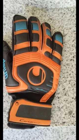 Guantes de portero Uhlsport naranja niño