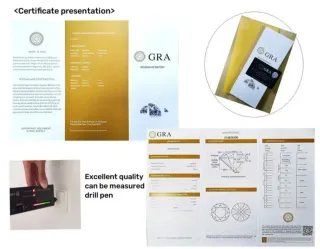 Pendientes 2CT Moissanita Plata Azul