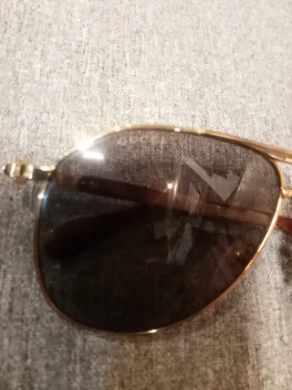 Gafas de Sol Gucci Aviador Doradas Marrones