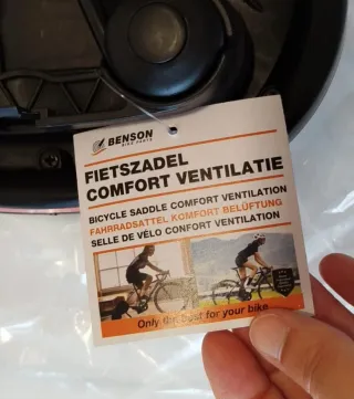 Sillín bicicleta cuero PU + espuma de memoria