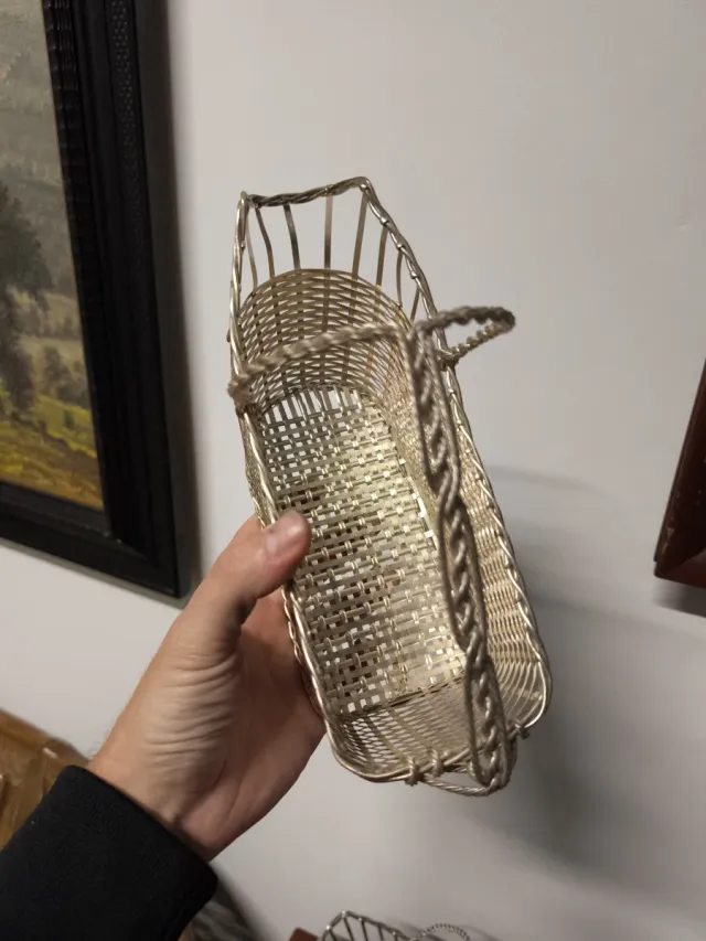 Portabotellas Christofle metal plateado