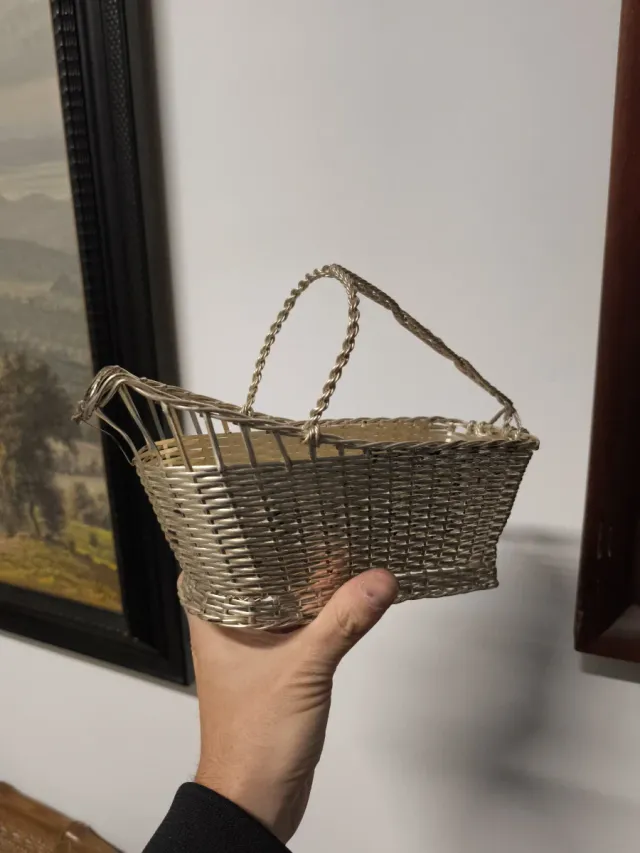 Portabotellas Christofle metal plateado