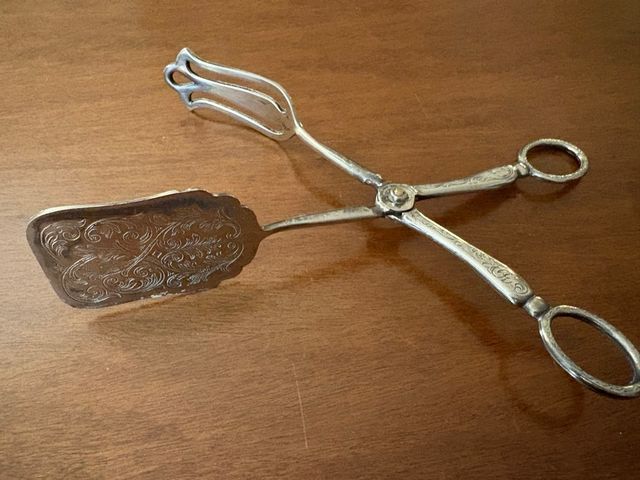 Pinza per dolci Vintage Raimond Silverplate