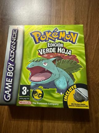 Pokémon Edición Verde Hoja completo original