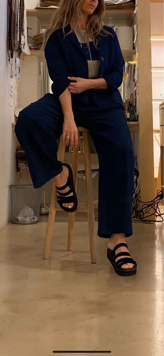 Sandalias Beatriz FUREST Azul Marino