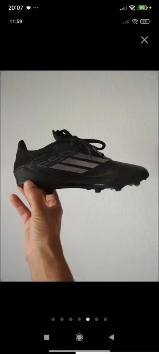 Botas de fútbol Adidas negras n34