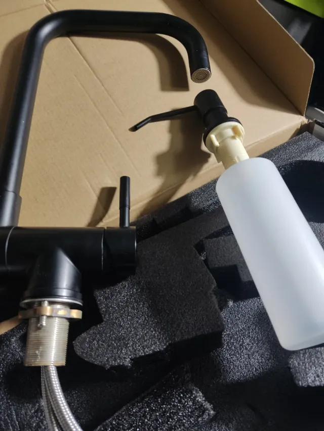 Grifo cocina monomando negro