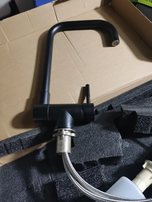 Grifo cocina monomando negro