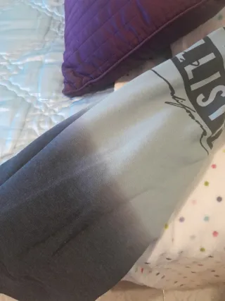 Sudadera Hollister Degradado Azul y Negro