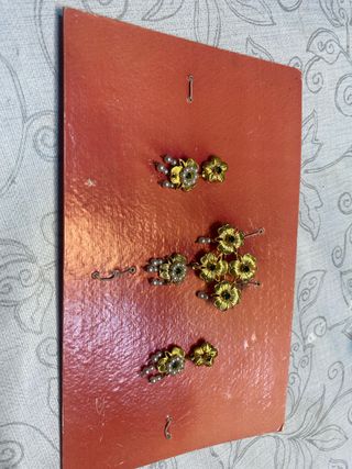 Conjunto Fallera Niña Oro y Verde