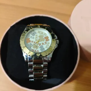 Reloj Tous Oso Dorado y Plateado