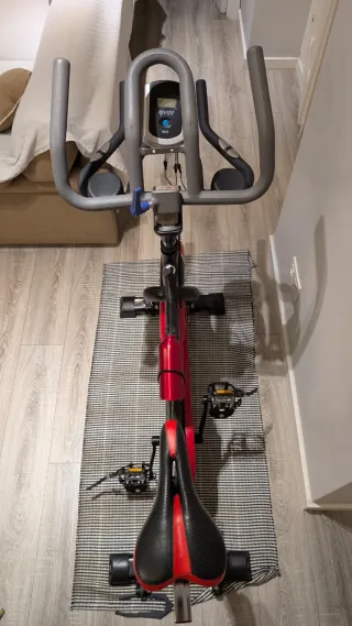 Bicicleta Spinning/Estática Roja