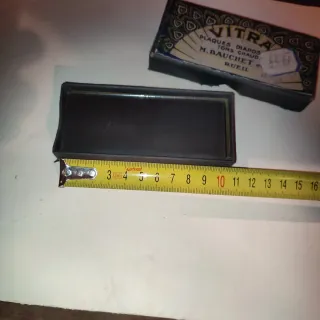 Caja 14 negativos cristal fotografía foto placa