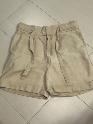 Bermuda lino crudo talla 40