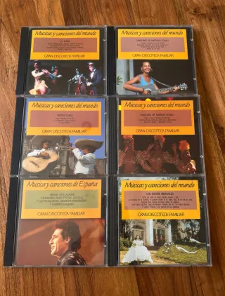 Lote 20 CDs Música y Canciones del Mundo
