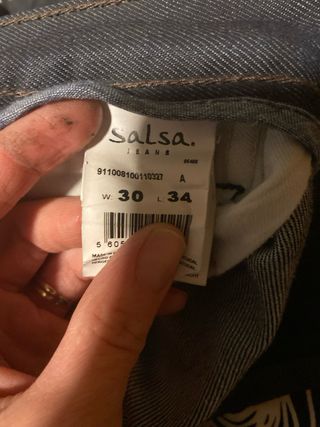 Pantalón Salsa Jeans Hombre Azul