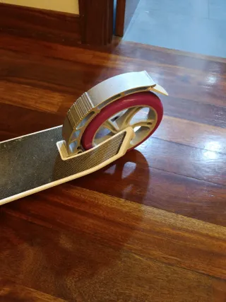 Patinete infantil blanco y rosa de 9 a 14 años