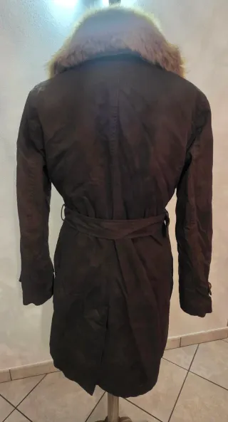 Trench con collo in Ecologico