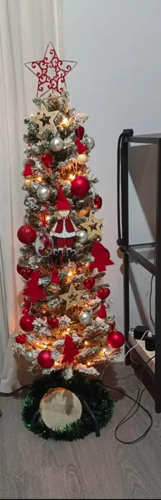 Árbol de Navidad Nevado 1metro