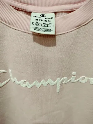 Sudadera Champion Rosa Mujer