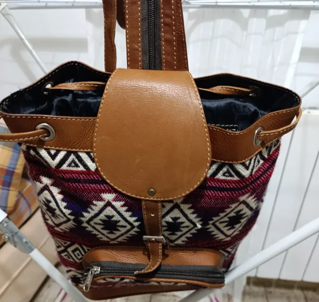 Mochila étnica multicolor