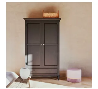 Set di 2 nuovi pouf Maisons du Monde in velluto rosa con dettagli dorati